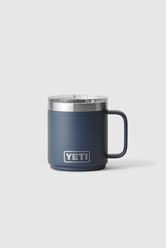 Taza térmica apilable YETI Rambler 10 oz Stackable Mug NAVY con asa soldada y tapa MagSlider