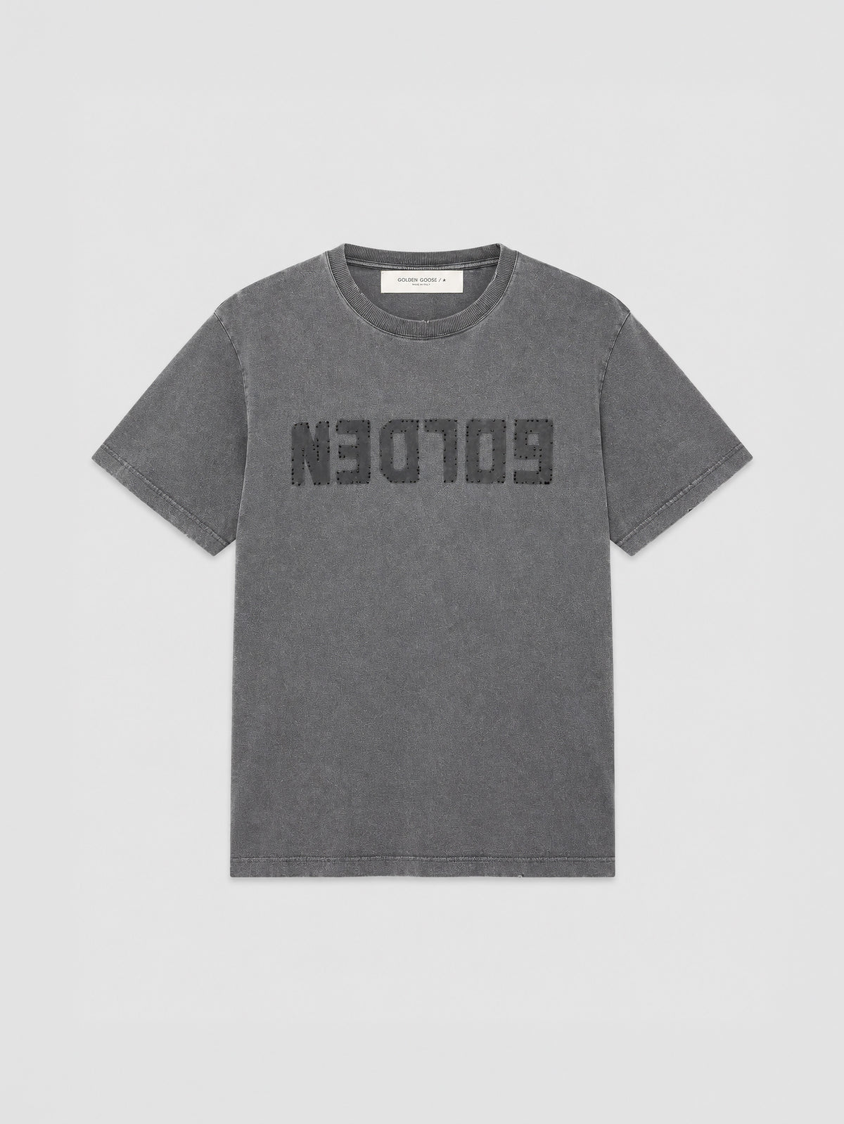 Camiseta T-SHIRT REGULAR M'S S/S Golden Goose en Anthracite gray
