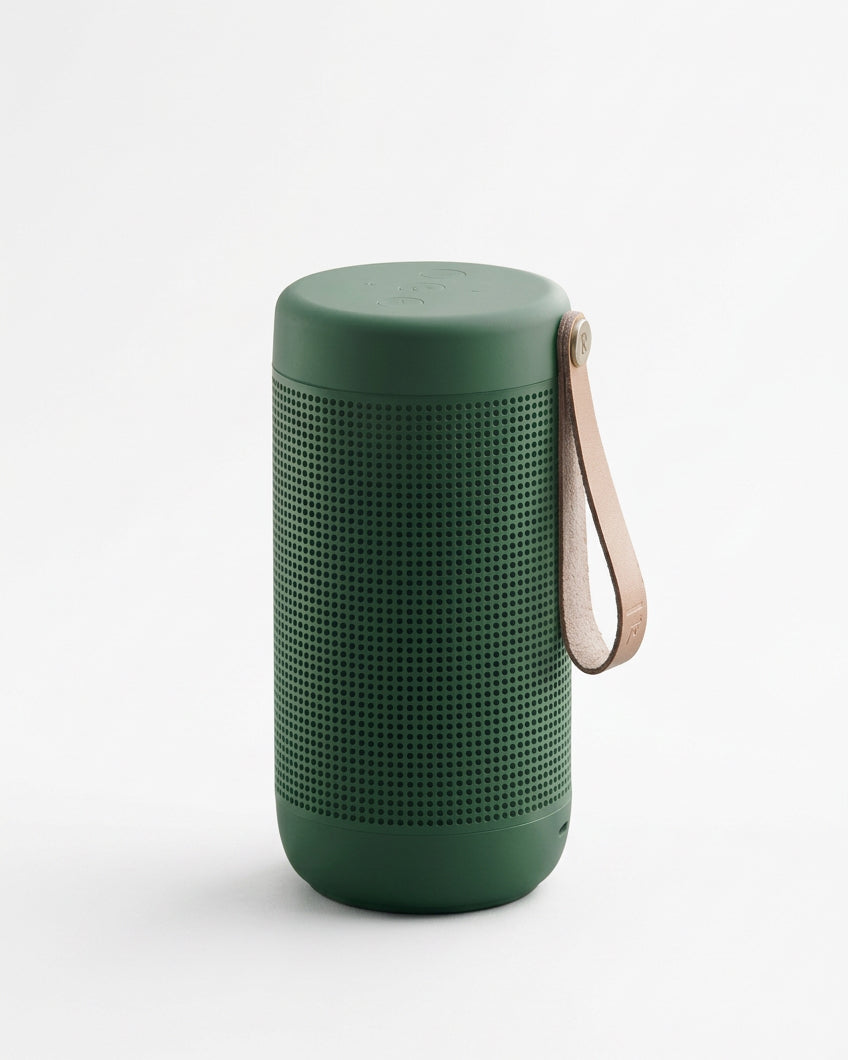 Altavoz cilíndrico Kreafunk aCOUSTIC Ensemble Nordic Green, vista de producto