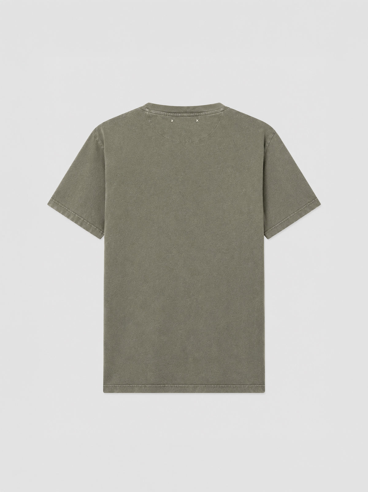 Camiseta T-SHIRT REGULAR M'S S/S Golden Goose en Olive green