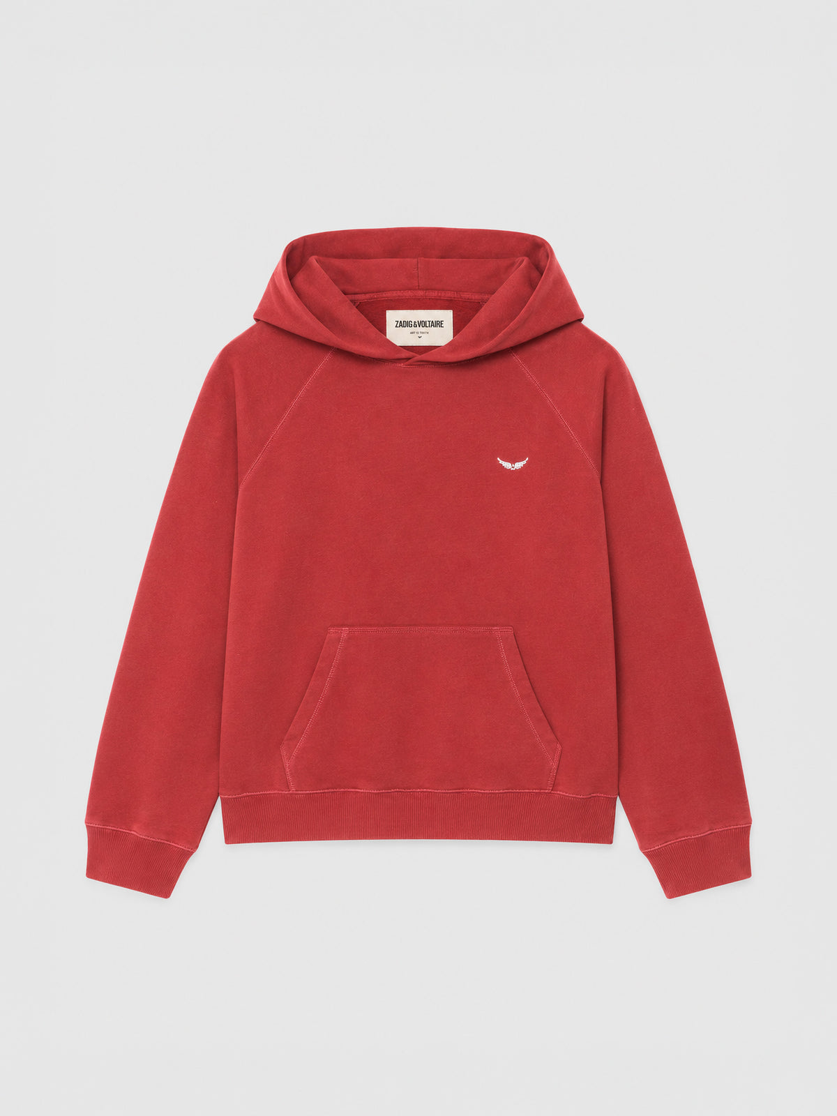 Sudadera Georgy Mo Tour Lips Strass Zadig&Voltaire en Cherry