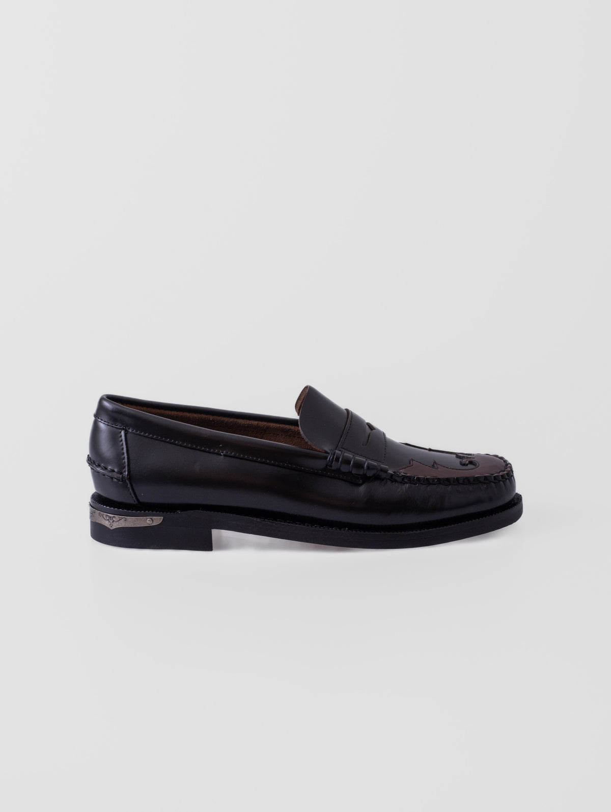 SEBAGO DAN SCARABEO, BLACK-BURGUNDY, hombre: mocasín