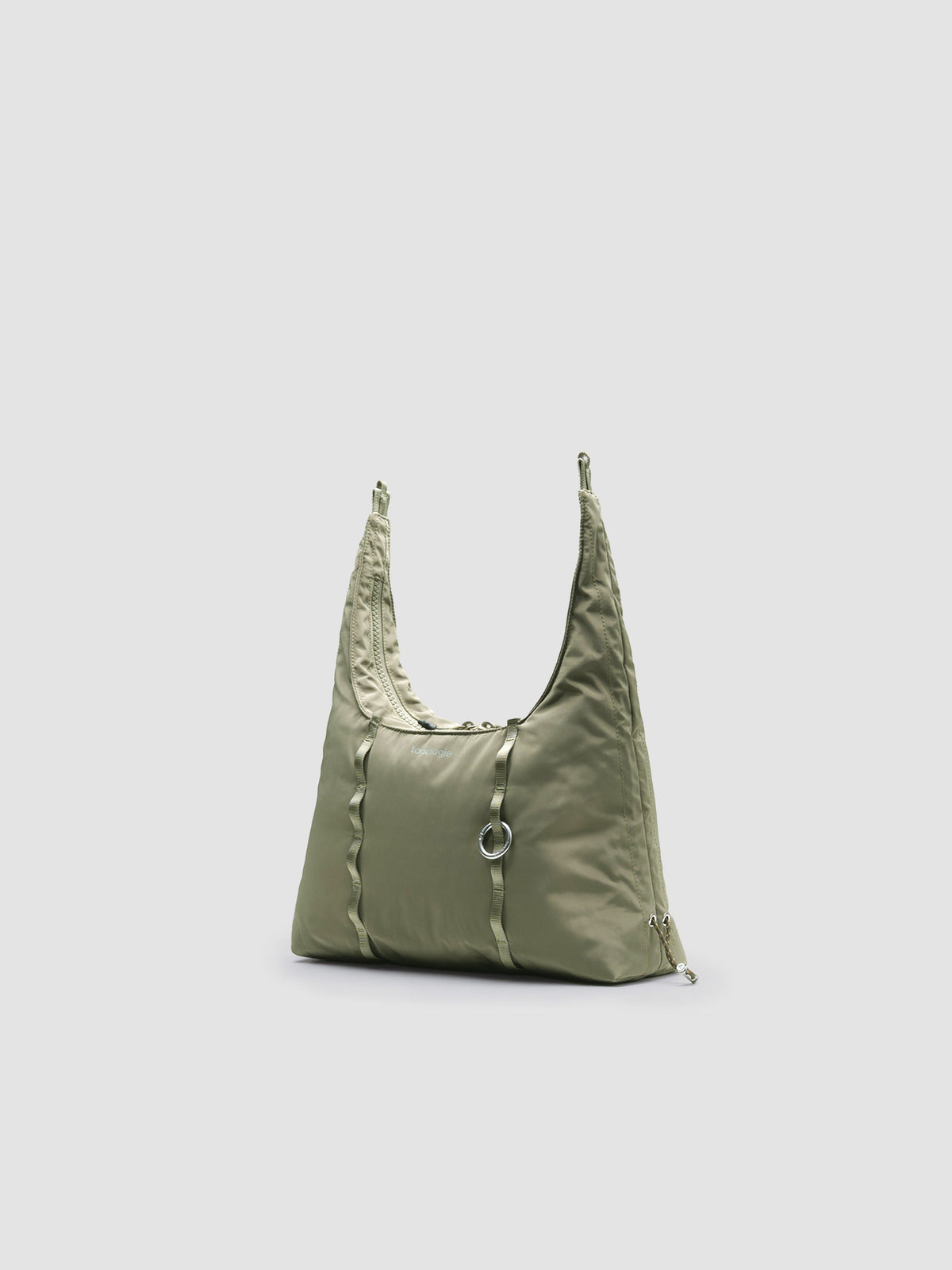 Bolso Topologie Cloud Hobo Small en Moss / Tech Sateen