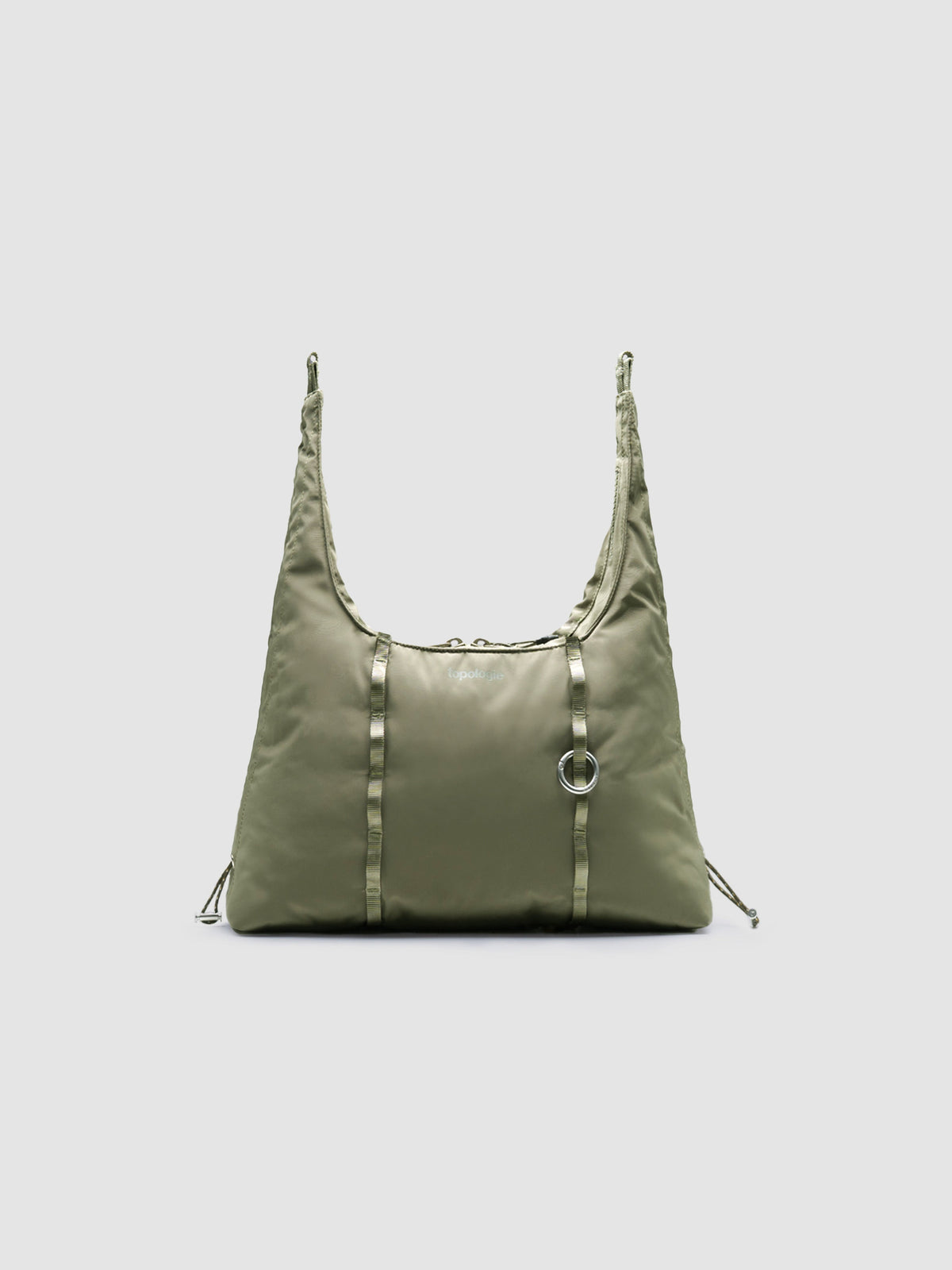Bolso Topologie Cloud Hobo Small en Moss / Tech Sateen
