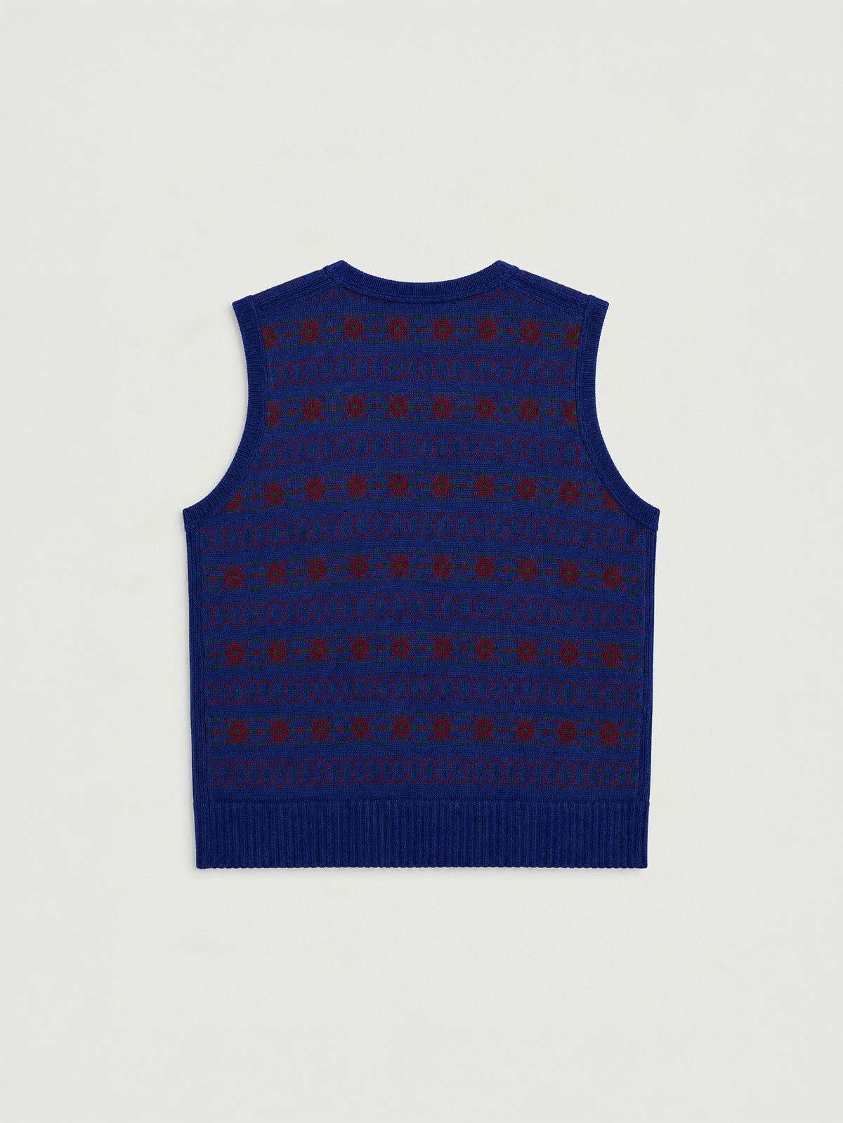 Chaleco Ileana de Soeur en punto jacquard MULTICO VIOLET para mujer