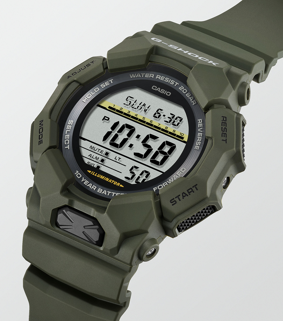 Reloj digital G-SHOCK Green de caja robusta y correa de resina
