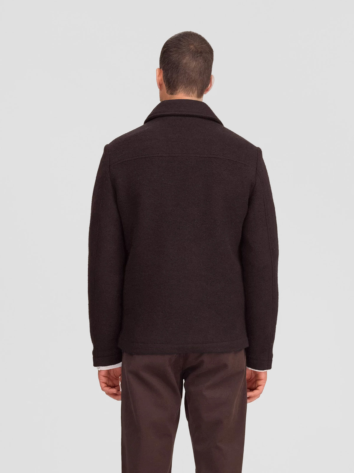 Chaqueta de lana Gael 8267 de NN.07 en color Dusky Port