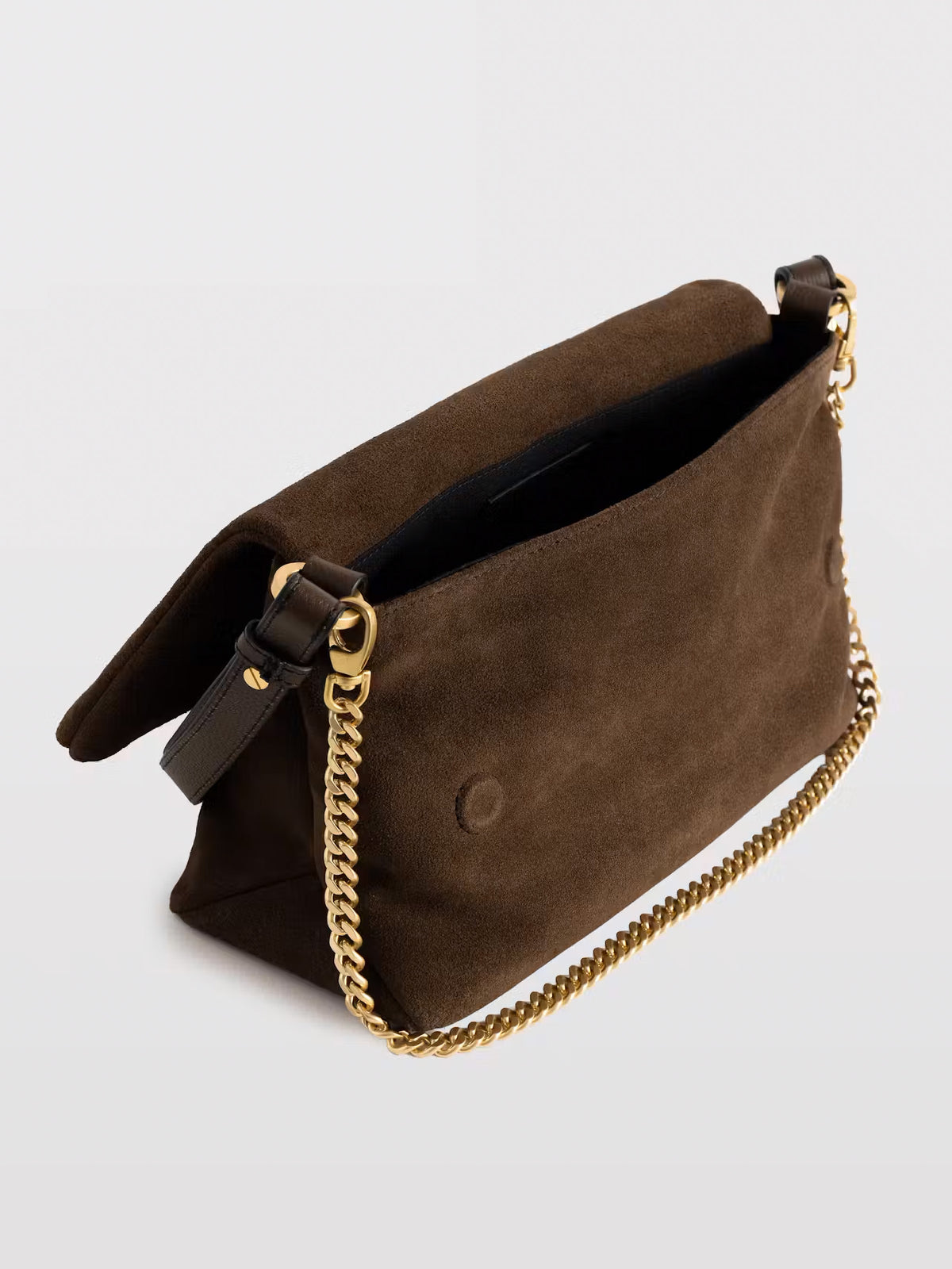 Bolso bandolera Rocky II de ante Wood 214 de Zadig&Voltaire
