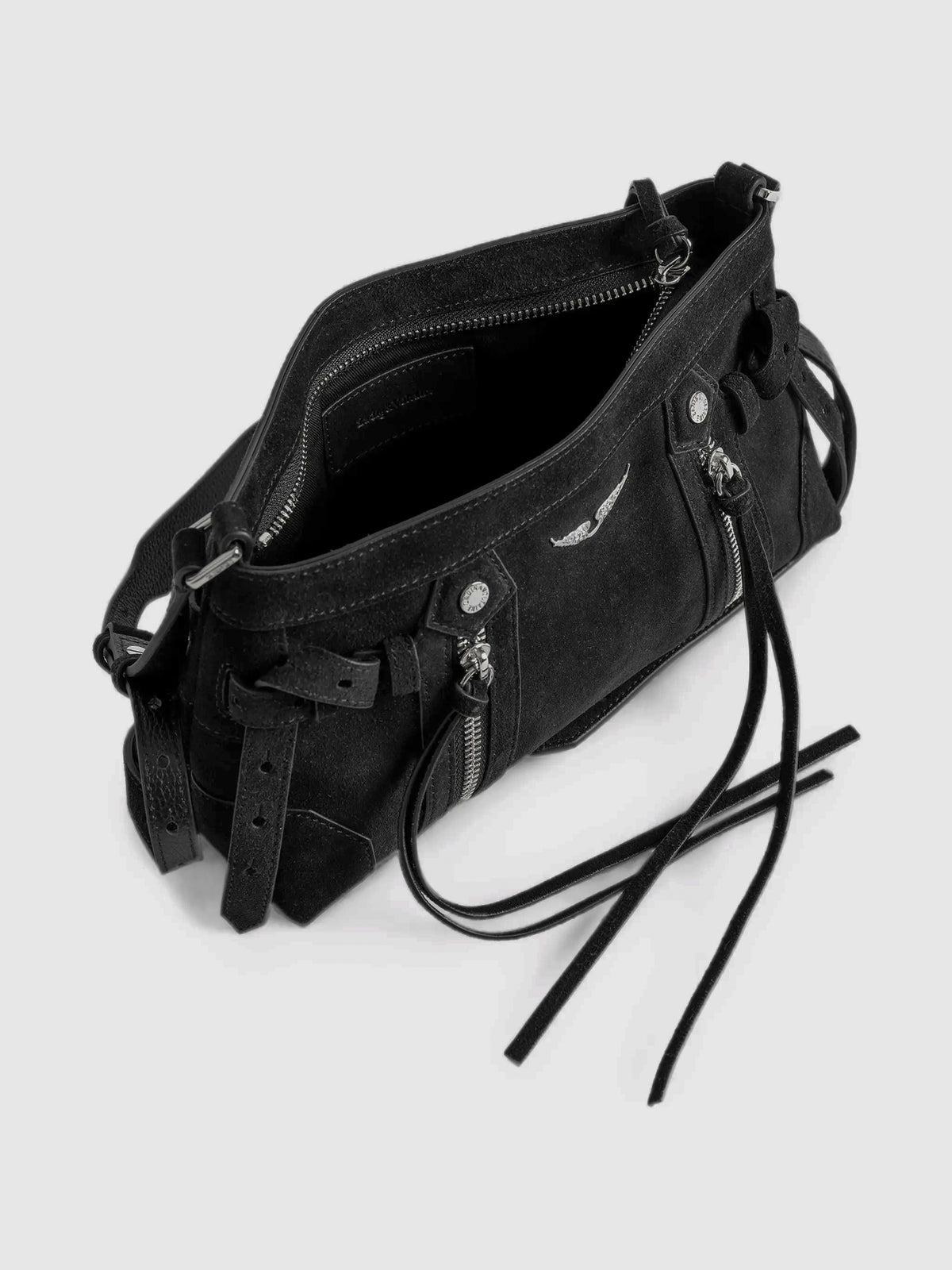 Bolso Madison Mini Suede Bag Black 011 de Zadig&Voltaire