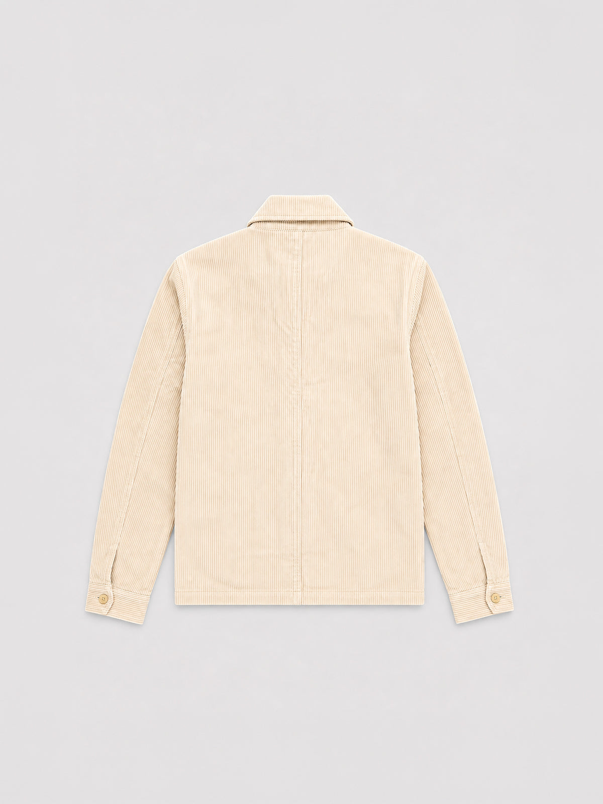 Chaqueta Corduroy Zipper Coach de Les Deux en Ivory