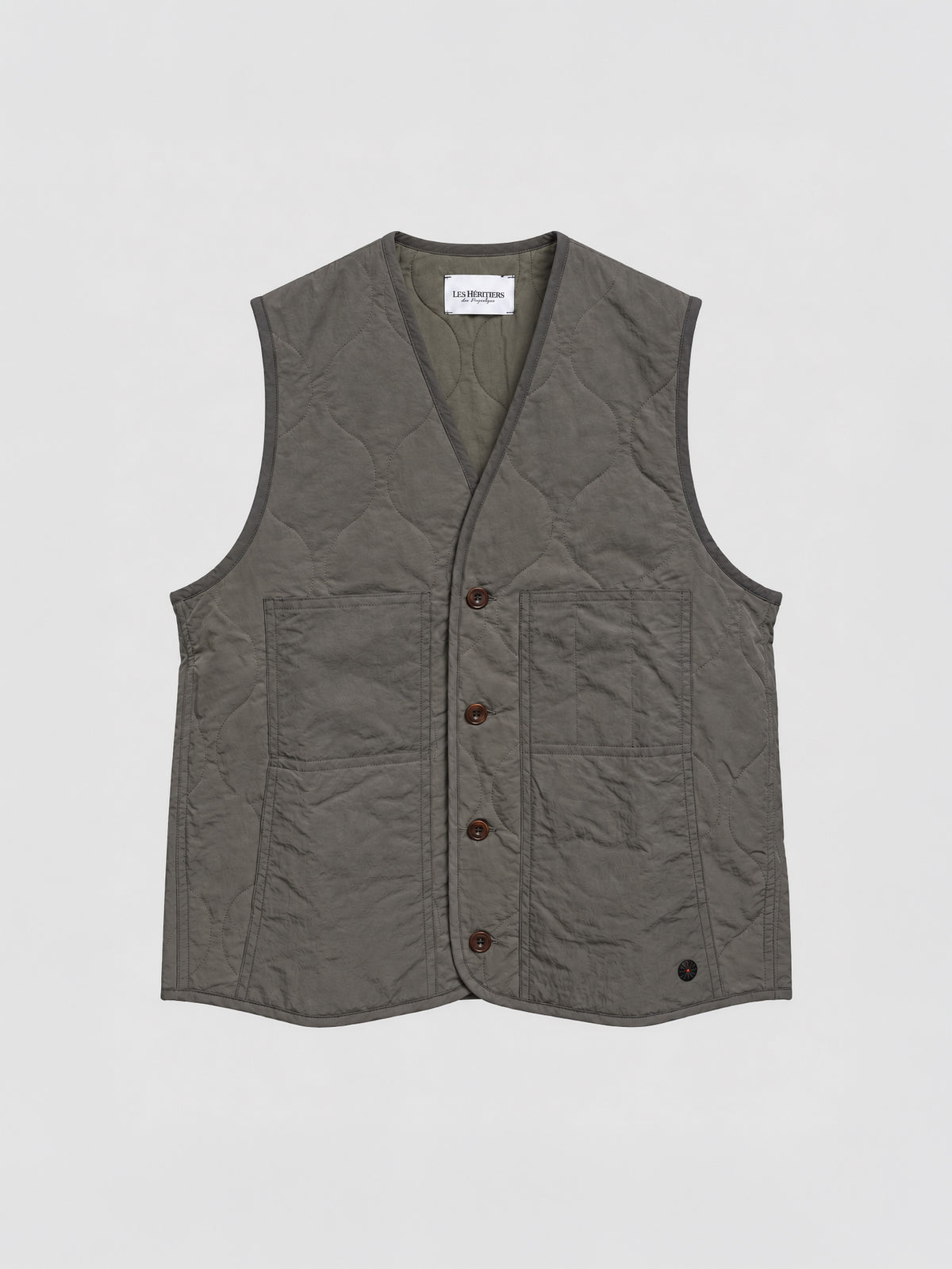 Chaleco Archive Vest de Les Héritiers en Khaki