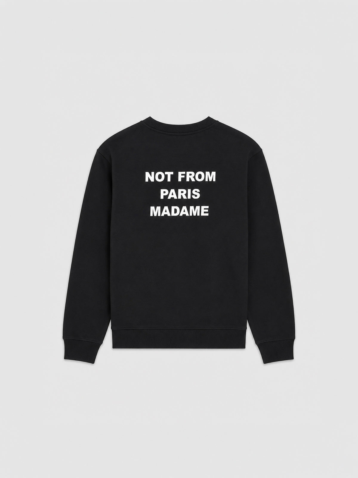 Sudadera Le Sweatshirt Slogan de Drôle de Monsieur en Black