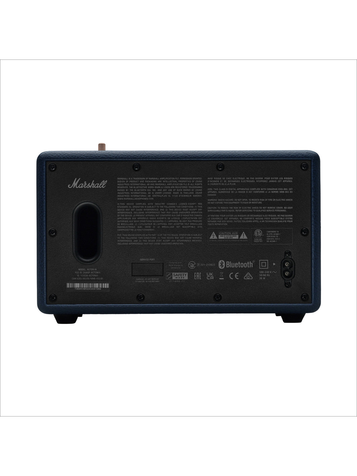 Altavoz Marshall Acton III Midnight Blue en color Midnight Blue