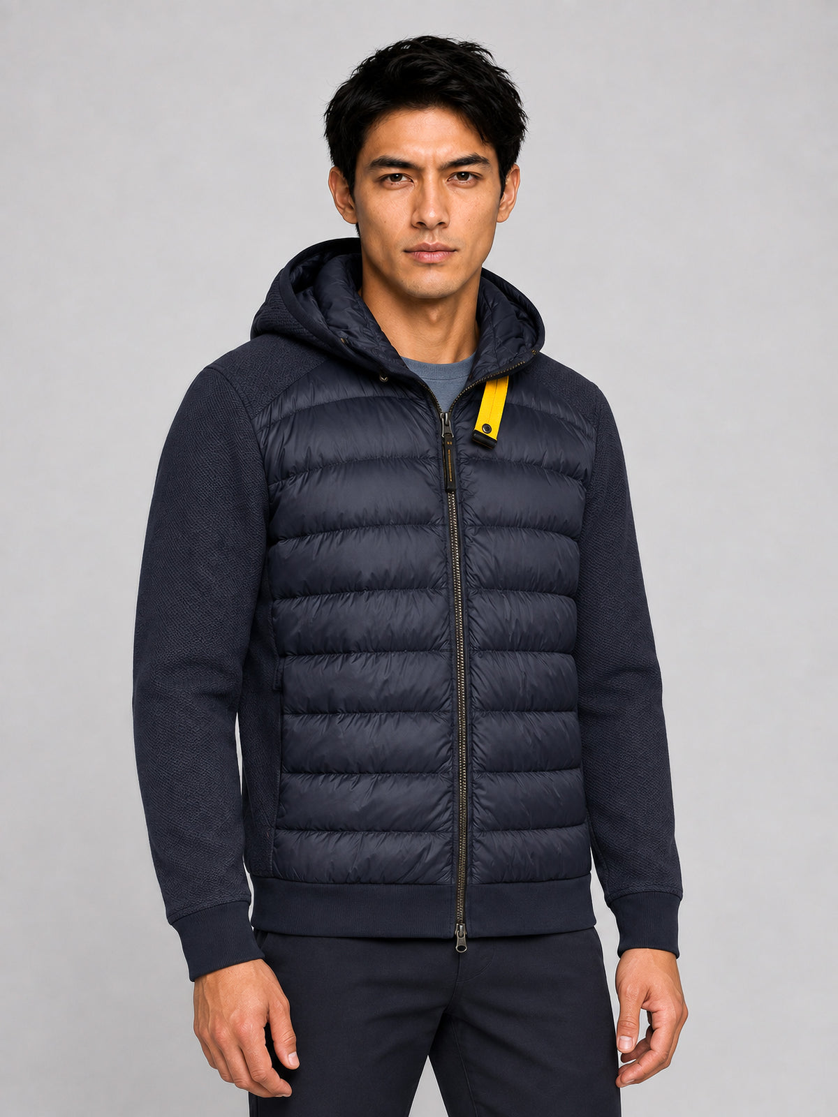 Chaqueta híbrida Parajumpers Buck Blue Navy para hombre