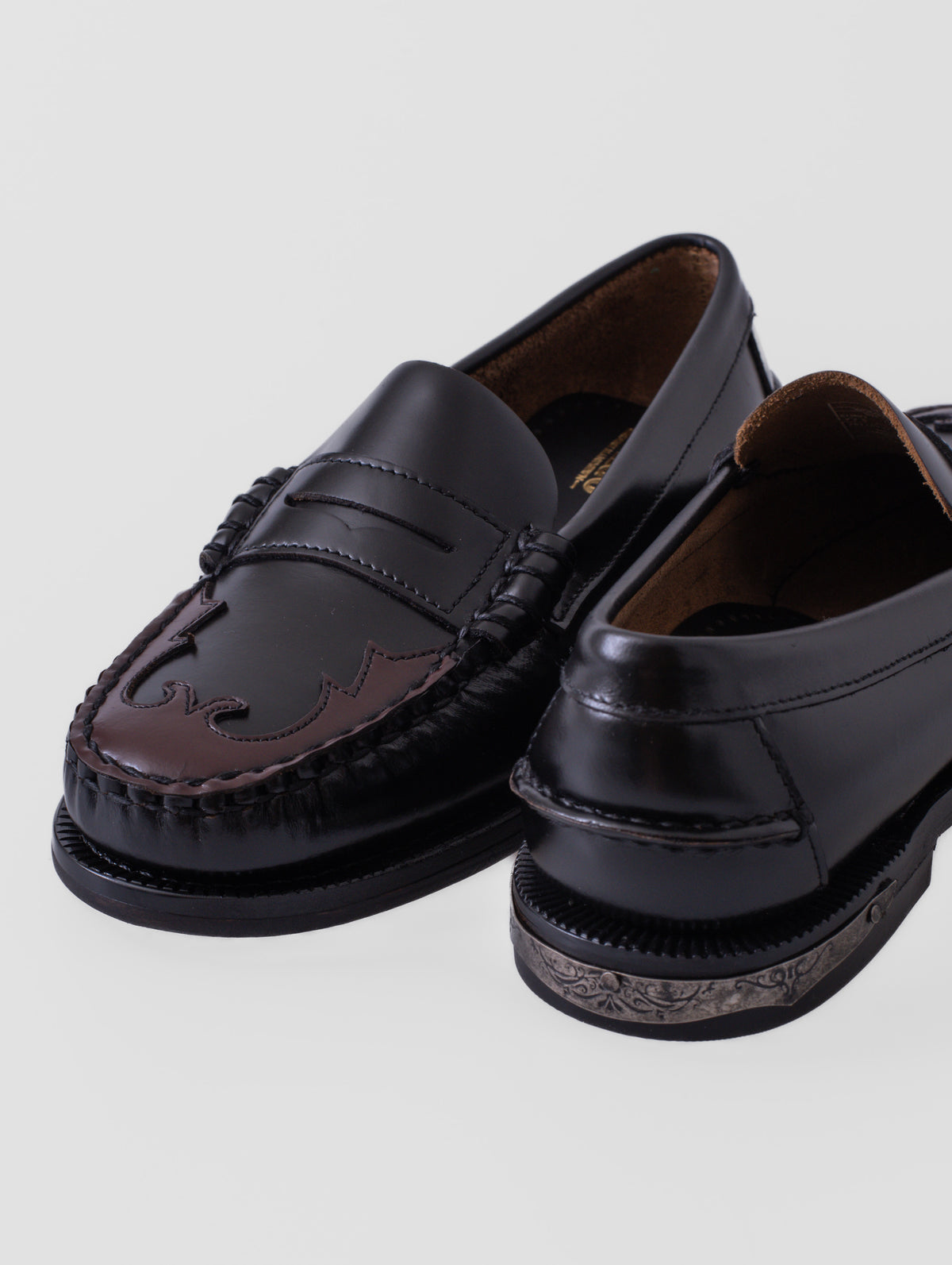 SEBAGO DAN SCARABEO WOMAN, BLACK-BURGUNDY, mujer: mocasín