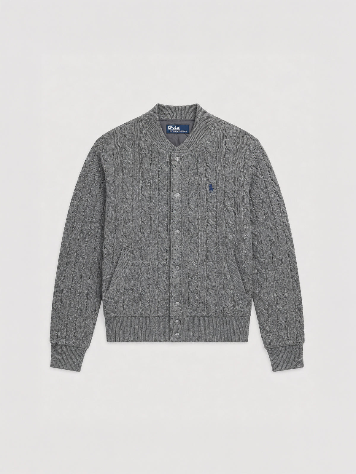 Chaqueta Cable Bomber de Polo Ralph Lauren en Grey