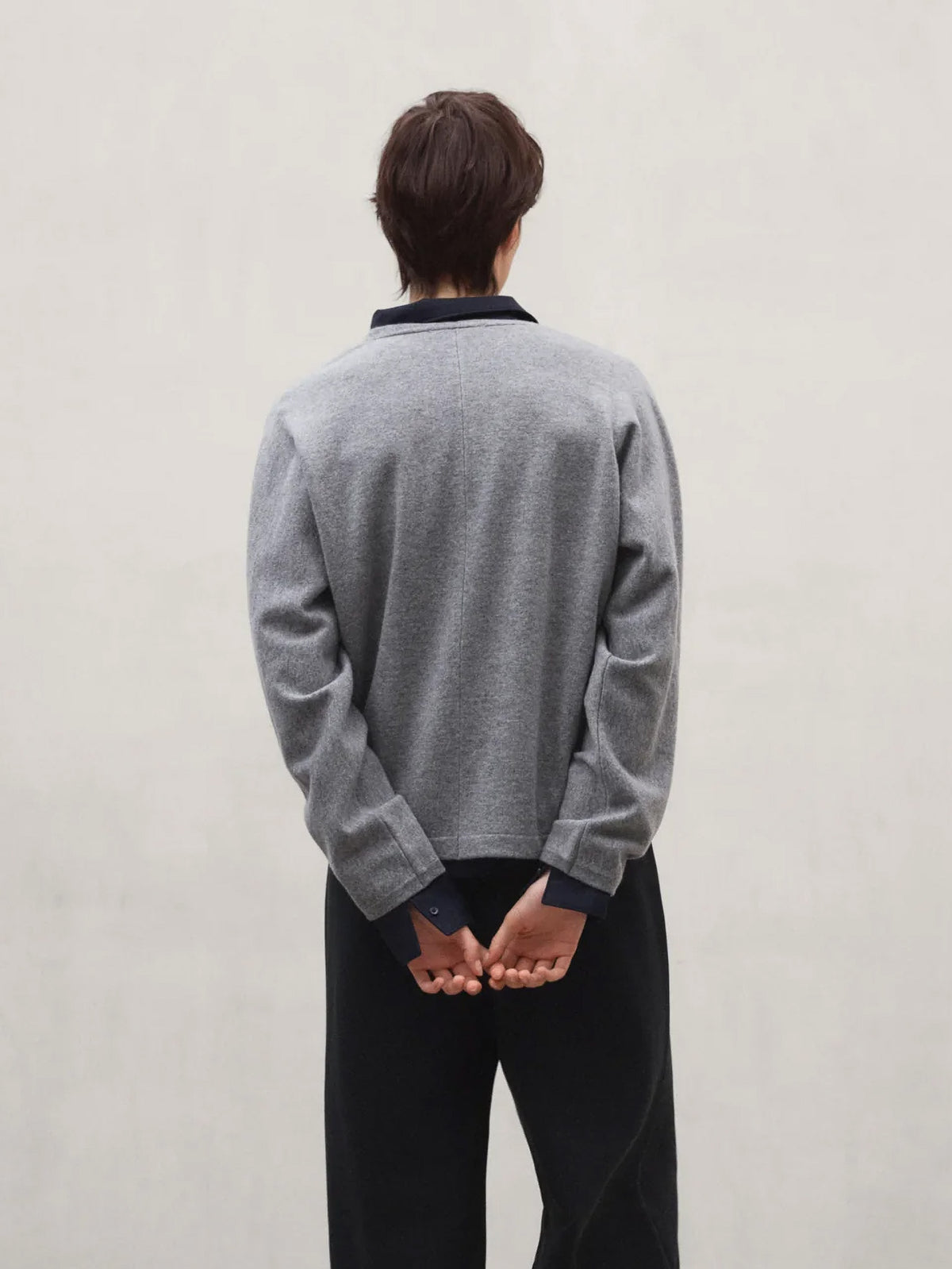 Yebes de Ecoalf, Medium Grey Melange, vista posterior