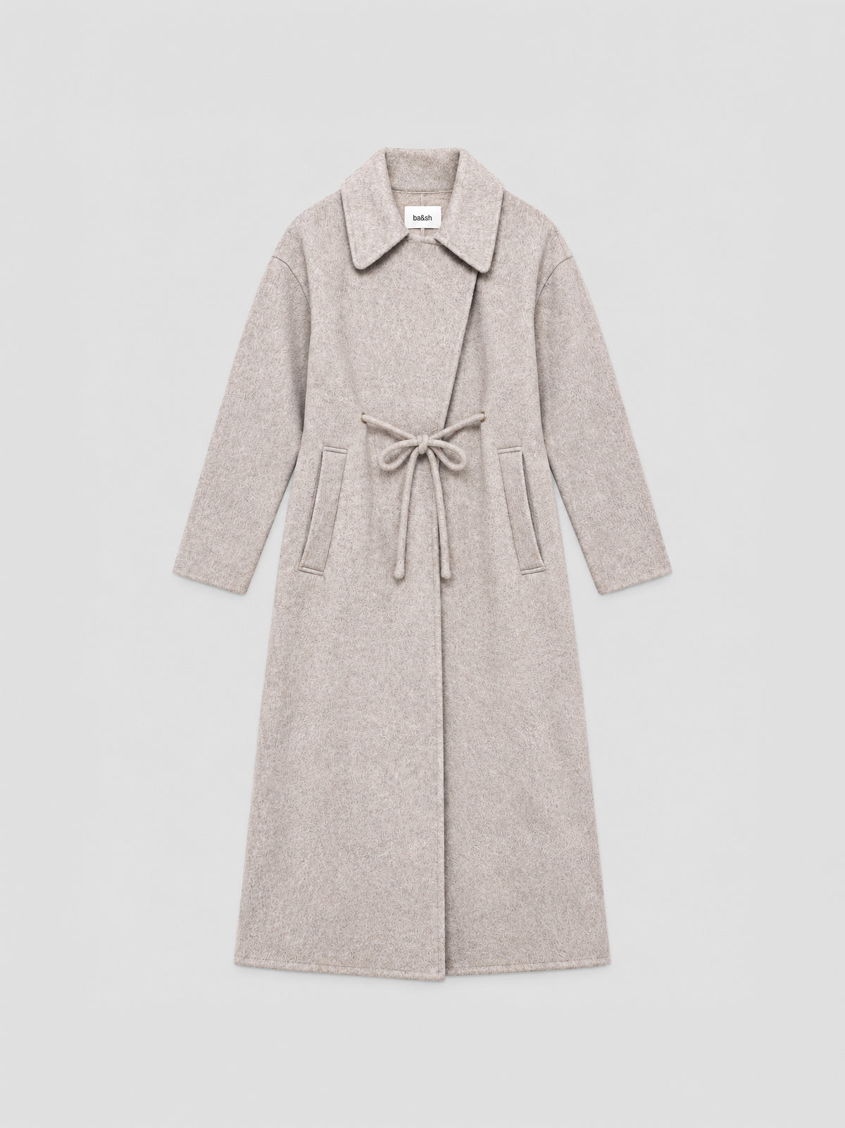 Abrigo KATE de ba&sh en GREIGE para mujer