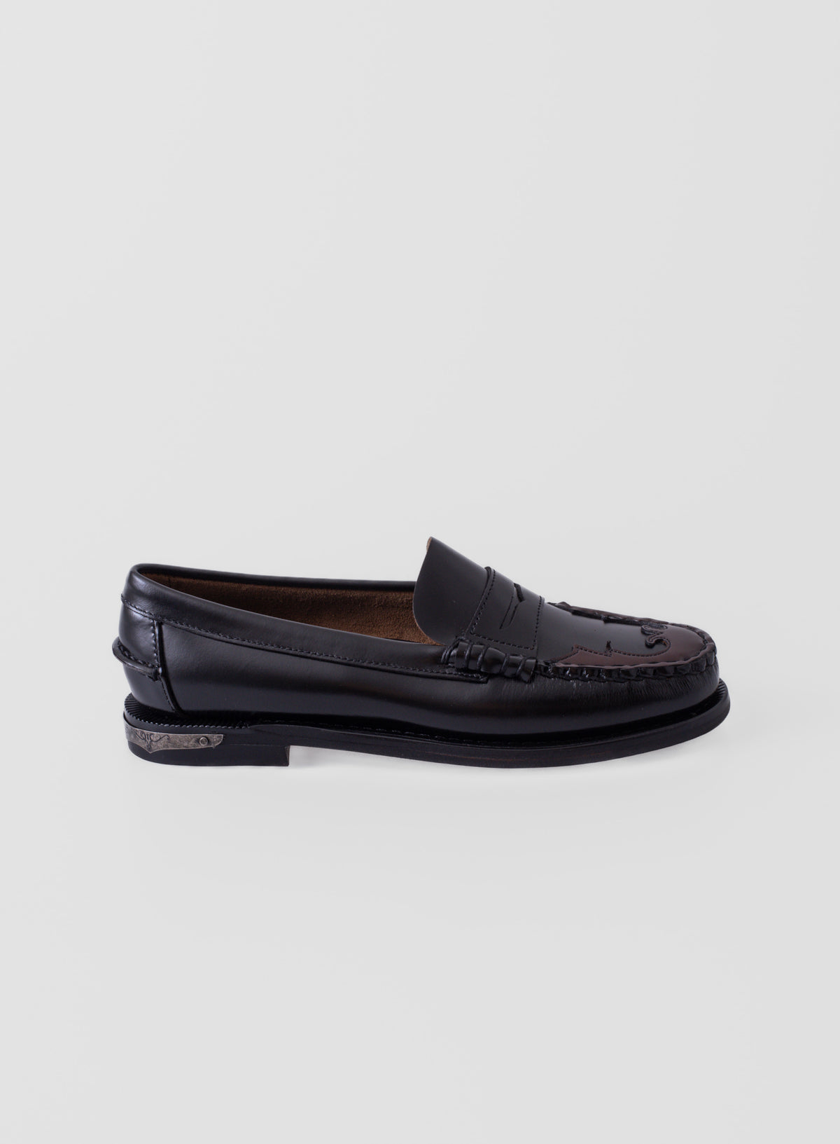SEBAGO DAN SCARABEO WOMAN, BLACK-BURGUNDY, mujer: mocasín