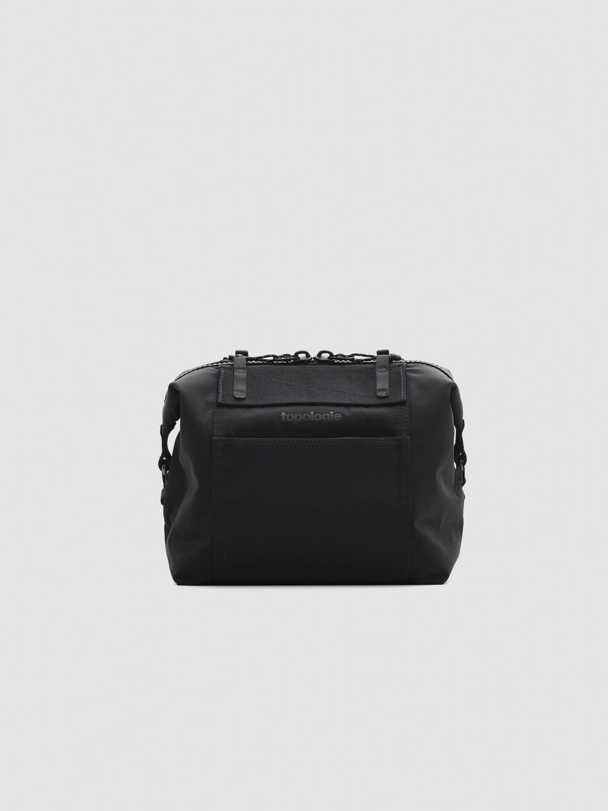 Bolso Topologie Explorer Tote Small en Black / Tech Sateen
