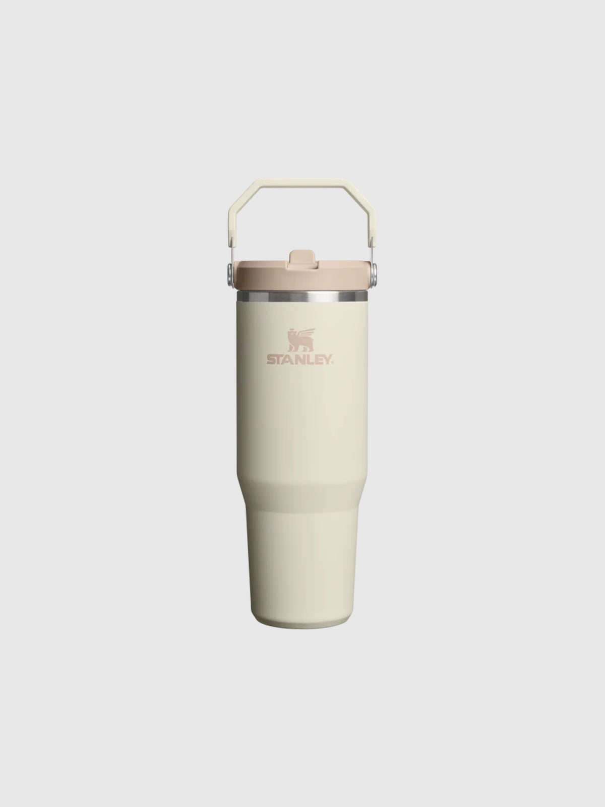 STANLEY The IceFlow Flip Straw Tumbler 30 OZ en color Cream