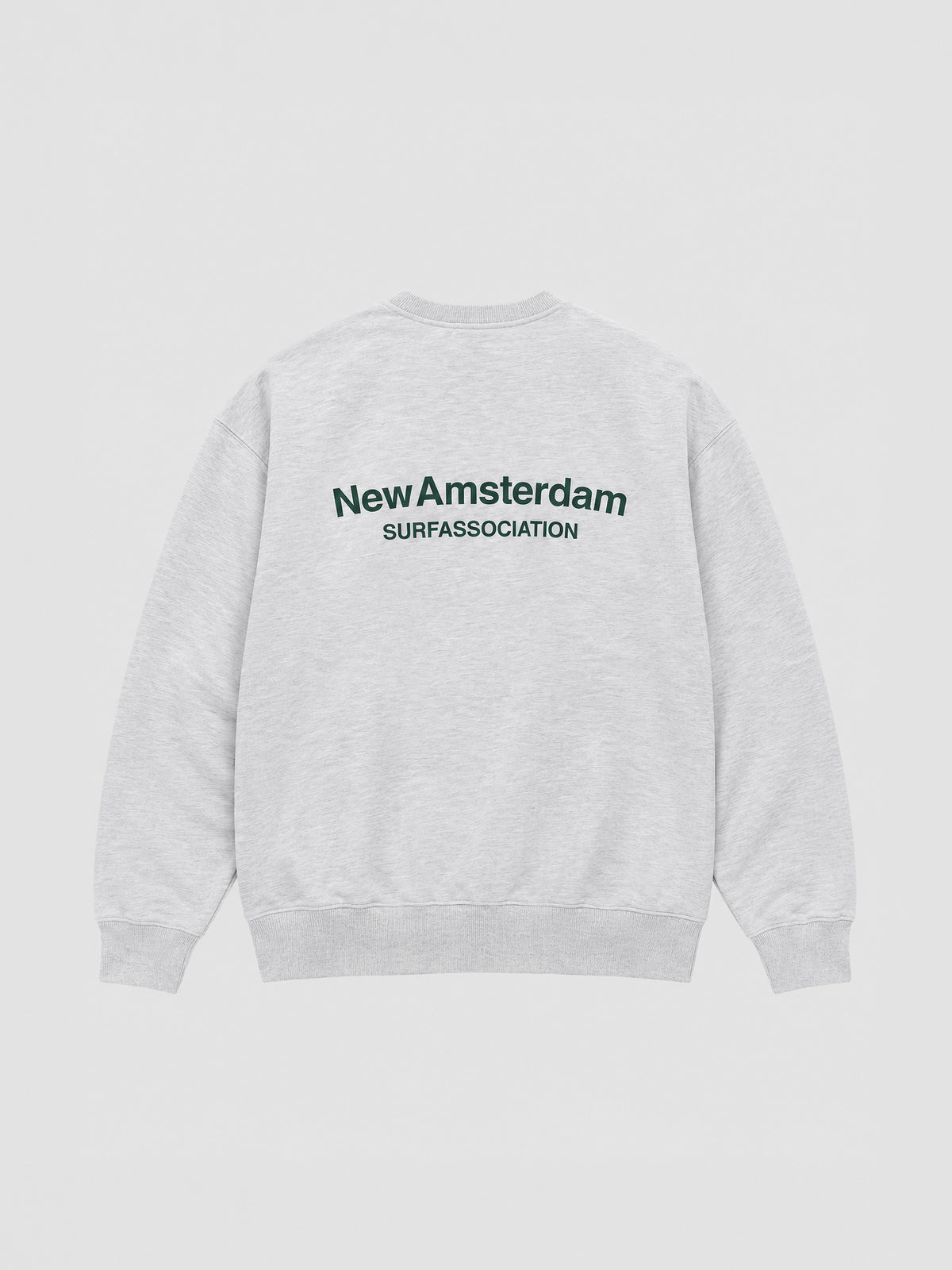 Sudadera Logo Crewneck New Amsterdam Surf Association en Ash/Bottle Green