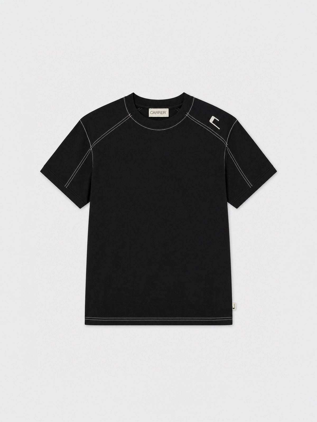 Camiseta Hayes Tee de Carrer en Black