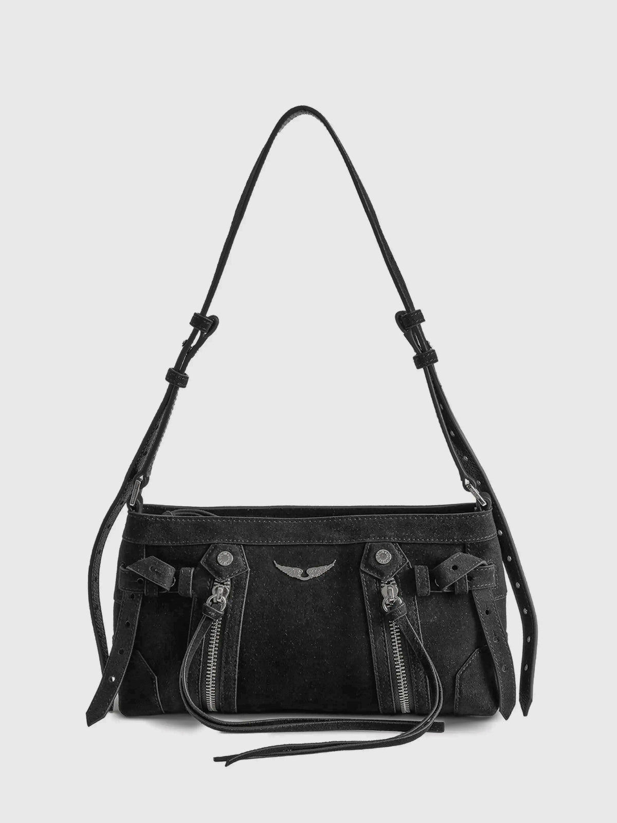Bolso Madison Mini Suede Bag Black 011 de Zadig&Voltaire