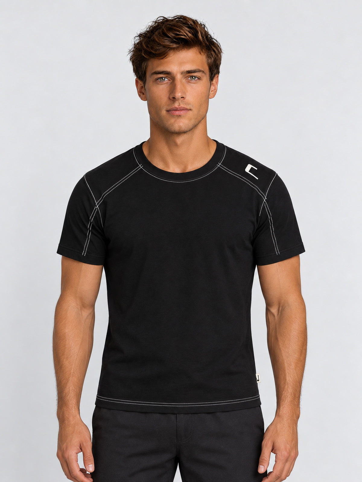 Camiseta Hayes Tee de Carrer en Black