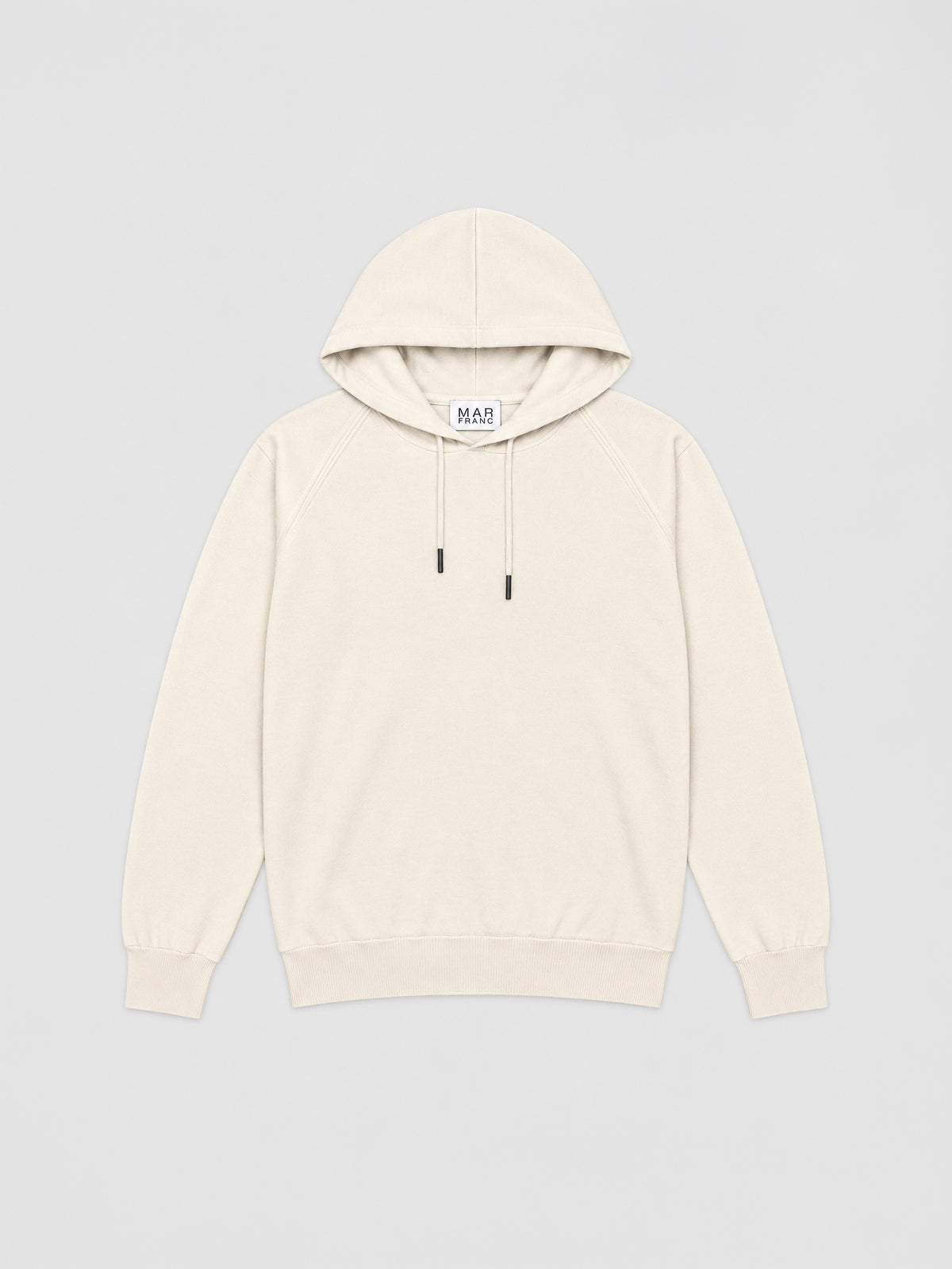 Sudadera Tecnica MARFRANC en Ghiaccio con capucha y mezcla de Tencel, merino y seda