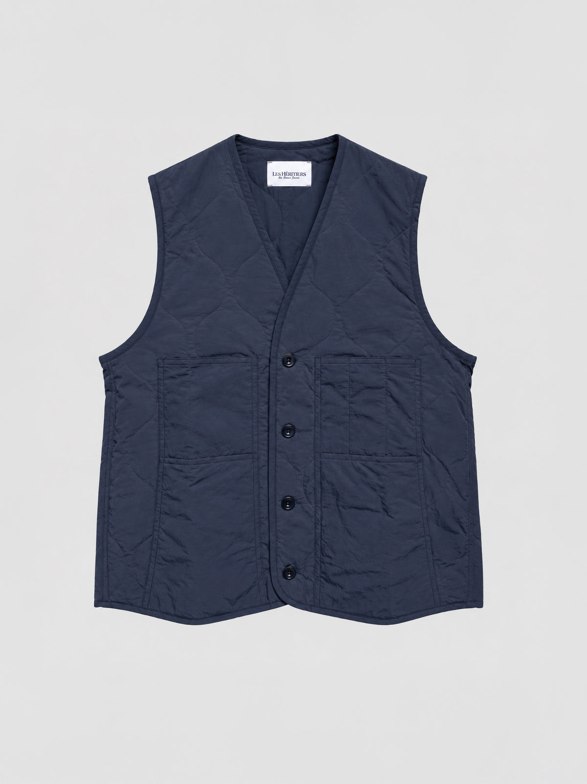 Chaleco Archive Vest de Les Héritiers en Navy Blue