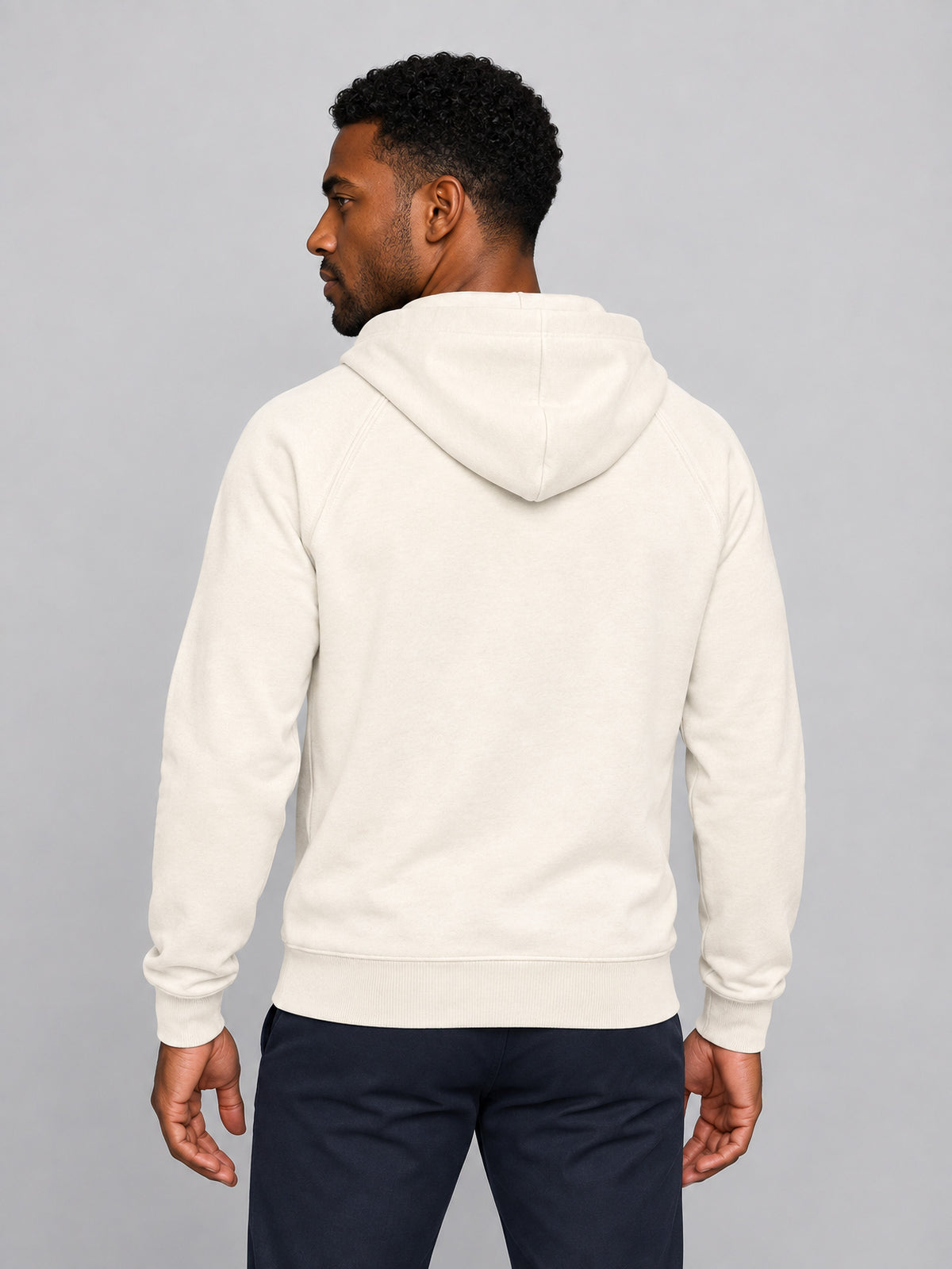 Sudadera Tecnica MARFRANC en Ghiaccio con capucha y mezcla de Tencel, merino y seda