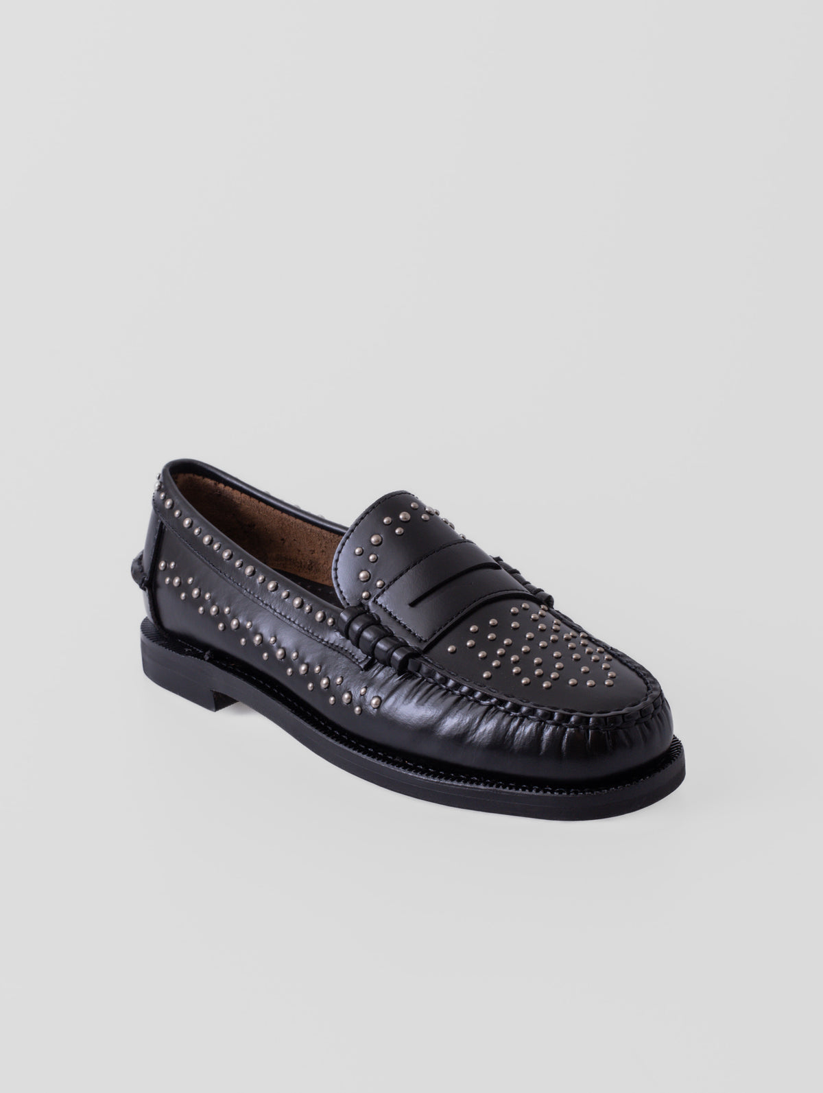 SEBAGO DAN STUDS WOMAN, BLACK, mujer: mocasín