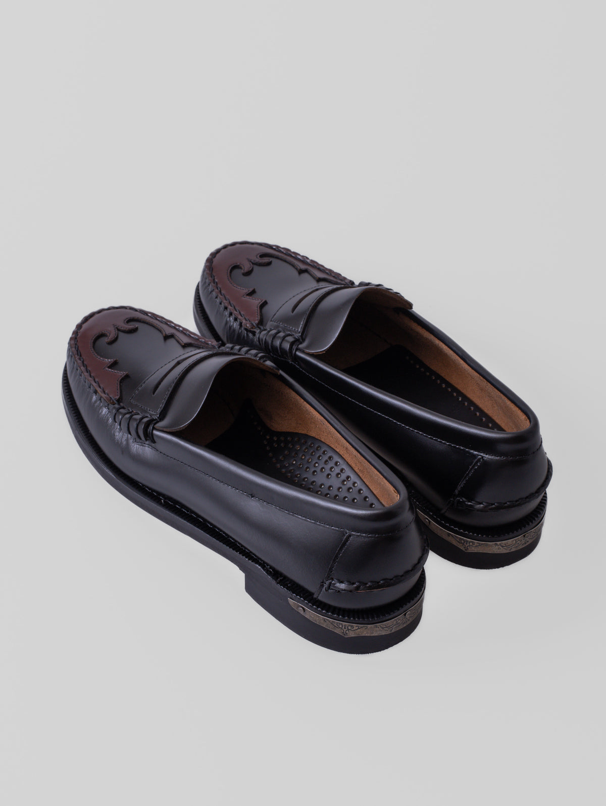 SEBAGO DAN SCARABEO, BLACK-BURGUNDY, hombre: mocasín