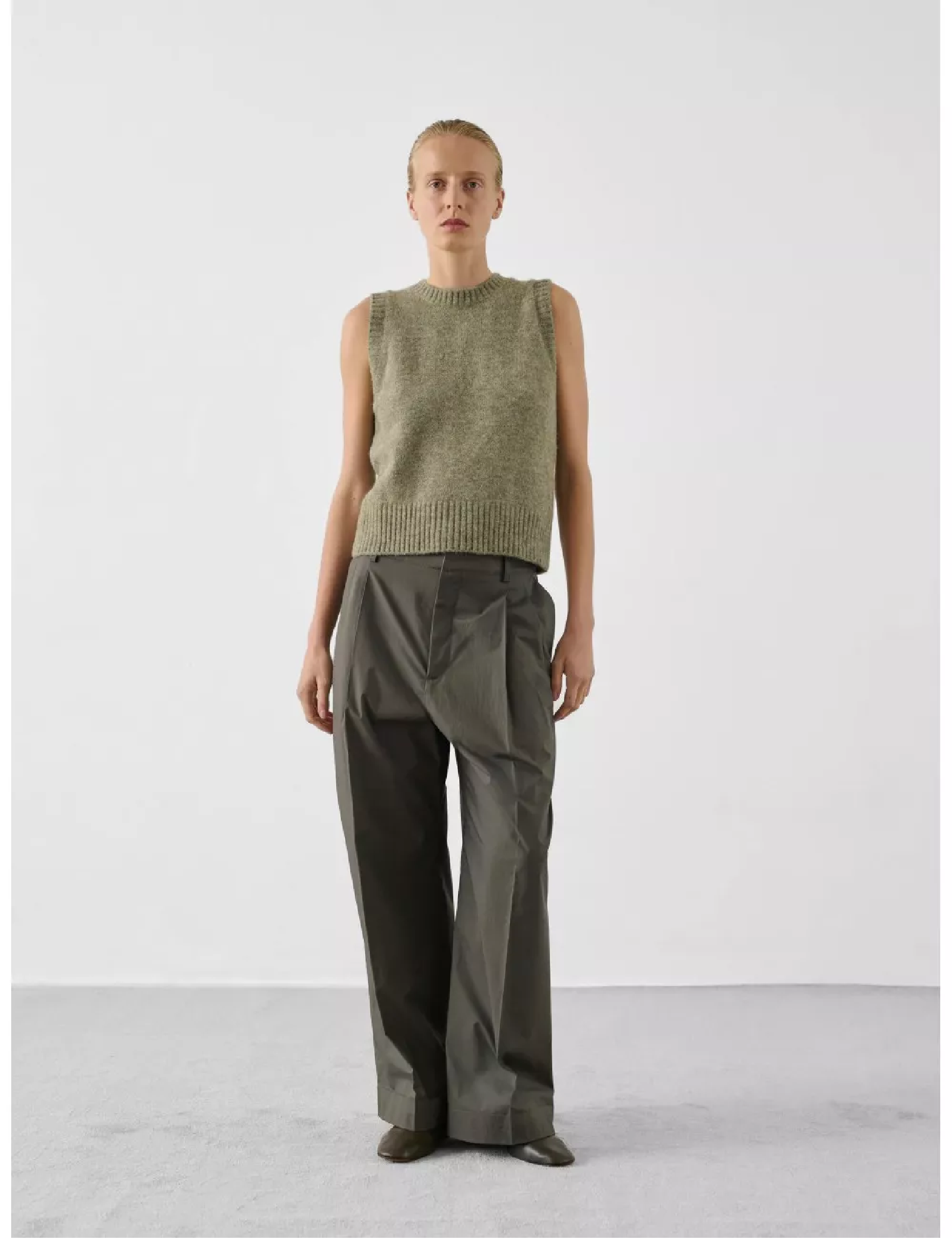 Pantalón Watson Soeur de corte recto y talle alto para mujer