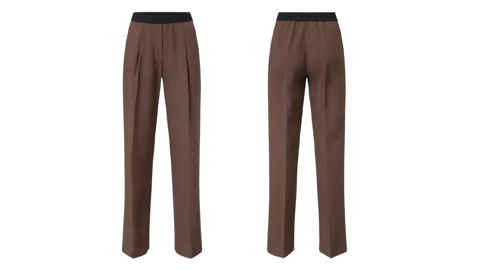 Pantalones palazzo plisados en color crema de Ermanno Firenze para mujer, estilo fluido y elegante, perfectos para eventos especiales.