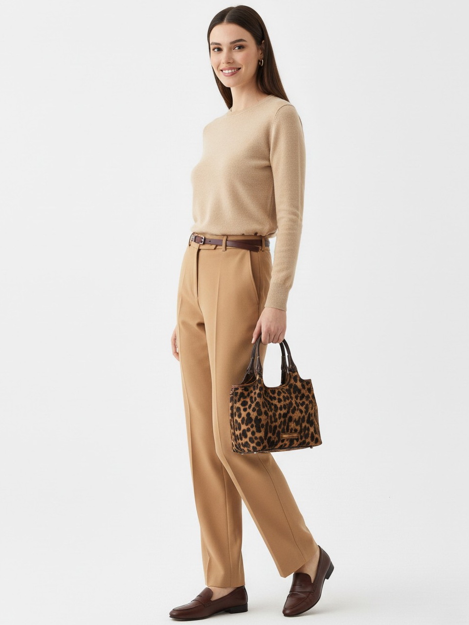 Bolso Dua Gianni Chiarini con estampado animal print otoño 2025 en MARFRANC