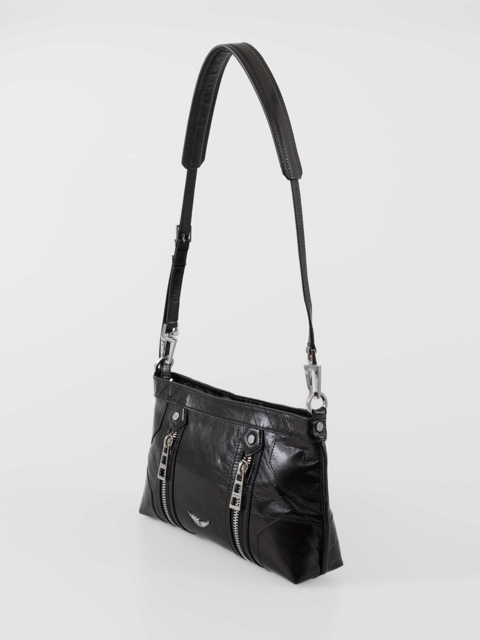 Bolso Sunny Moody Vintage Zadig&Voltaire de piel negra otoño 2025 en MARFRANC
