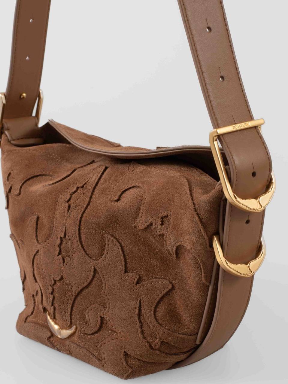 Bolso Baby Jane Western Zadig&Voltaire de ante marrón otoño 2025 en MARFRANC