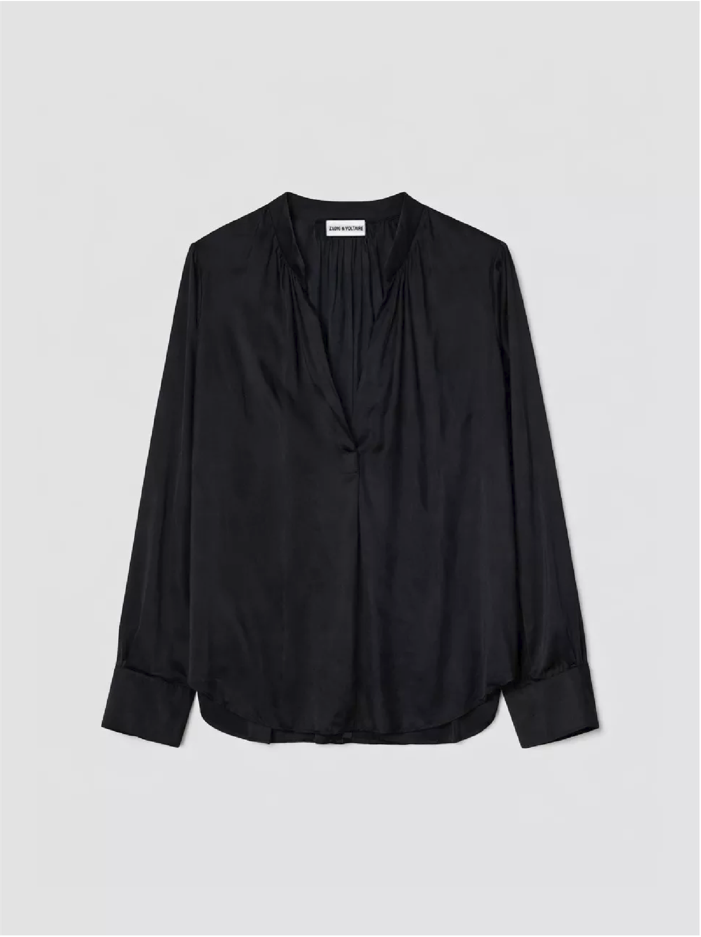 Blusa Tink Satin de Zadig & Voltaire en color azul satinado para mujer