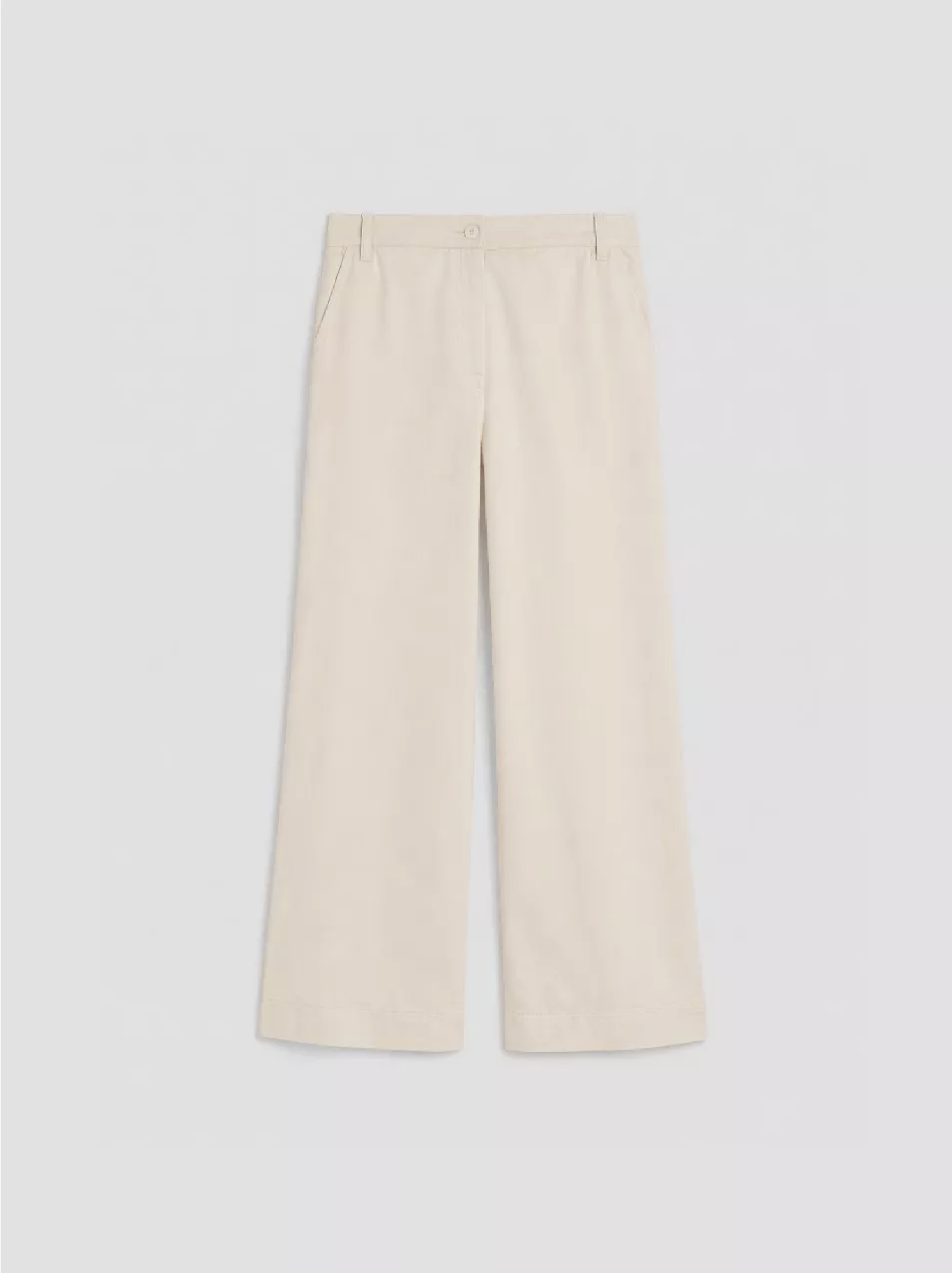 Pantalón ancho Weekend Max Mara de lino color neutro para mujer
