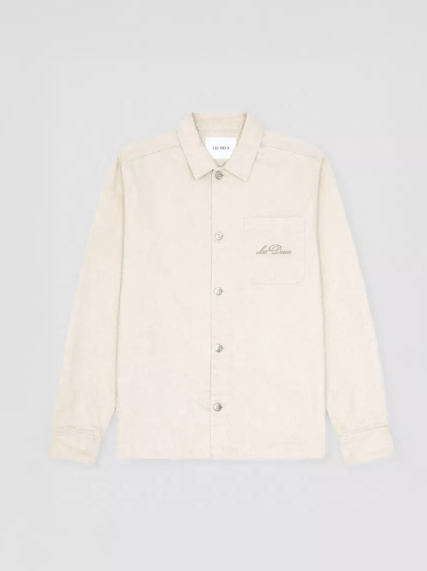 Sobrecamisa Layton Faience de Les Deux con estampado geométrico para hombre